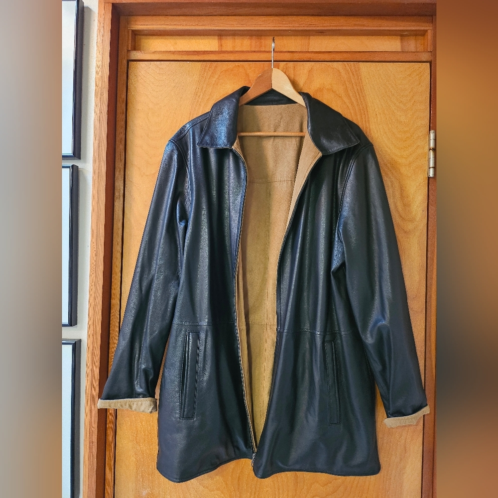 Reversable Black and Tan Jacket